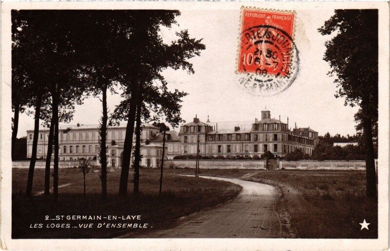 Carte postale ancienne St Germain en Laye Les Loges