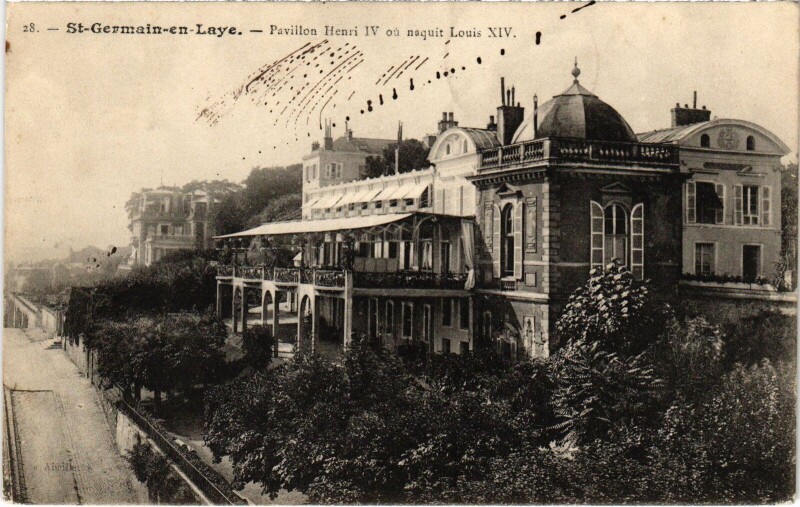 Carte postale ancienne St Germain en Laye Pavillon Henri Iv