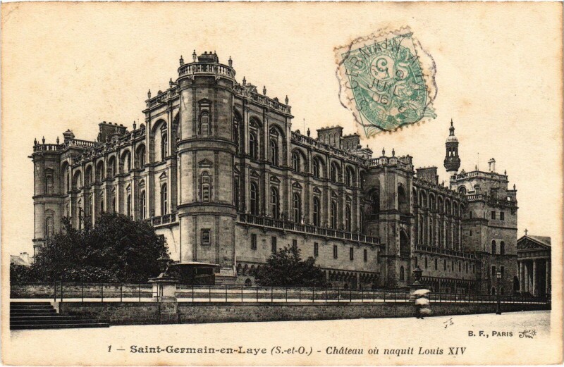 Carte postale ancienne St Germain en Laye Chateau