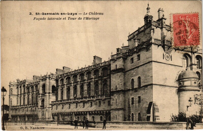 Carte postale ancienne St Germain en Laye Chateau