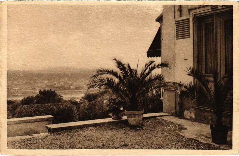 Carte postale ancienne St Germain en Laye une echappee sur la Vallee