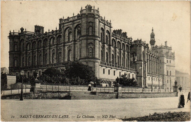 Carte postale ancienne St Germain en Laye Chateau