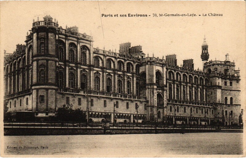 Carte postale ancienne St Germain en Laye Chateau