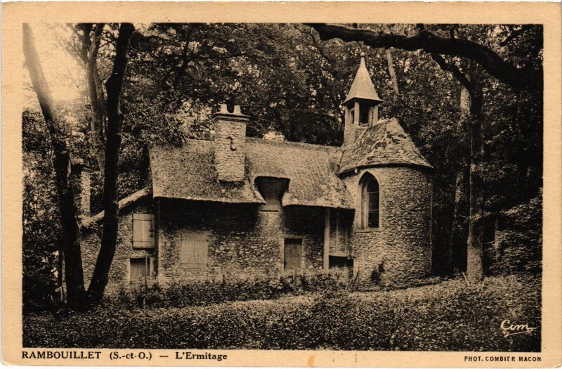 Carte postale ancienne Rambouillet Ermitage à Rambouillet