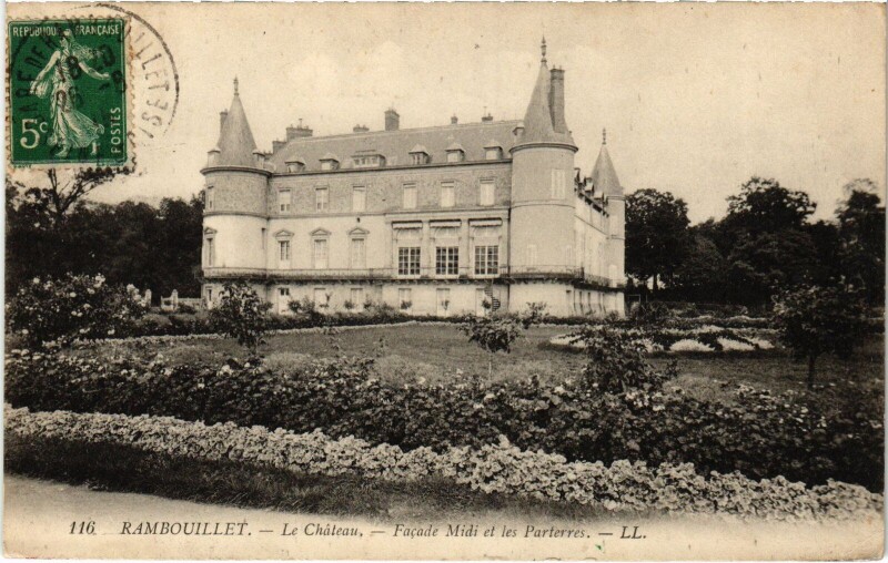 Carte postale ancienne Rambouillet Le Chateau à Rambouillet