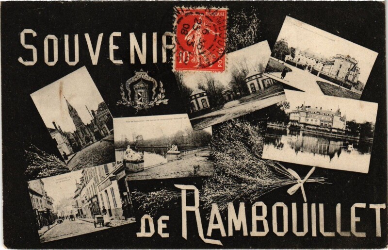 Carte postale ancienne Rambouillet souvenir à Rambouillet