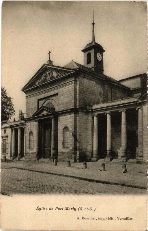 Carte postale ancienne Marly Eglise