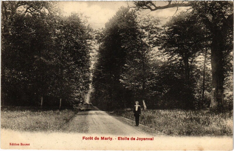 Carte postale ancienne Marly Etoile de Joyenval