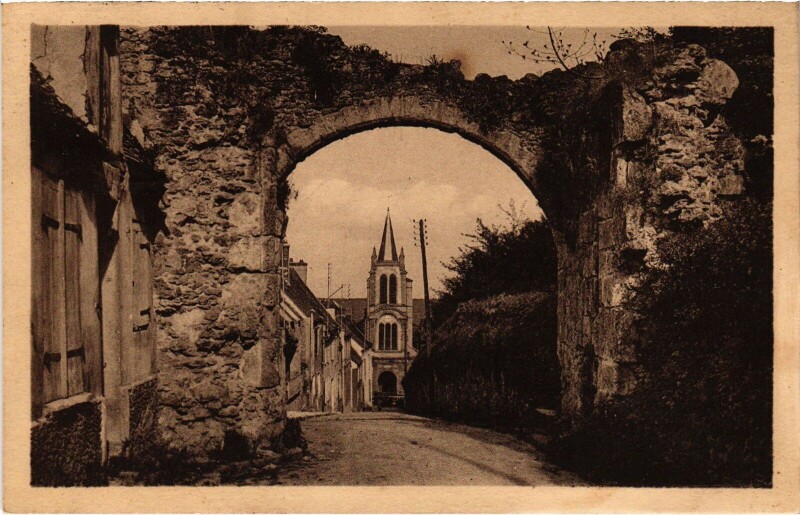 Carte postale ancienne Montfort l'Amaury Porte Bardoult à Montfort-l'Amaury