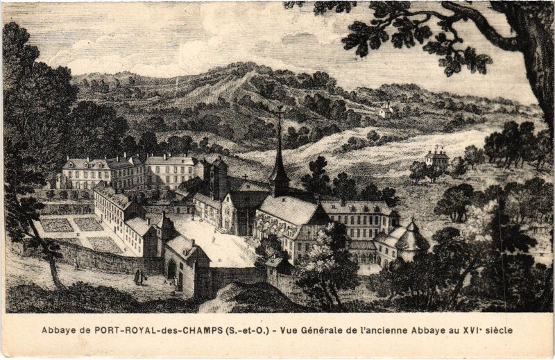 Carte postale ancienne Chevreuse Port Royal Abbaye à Chevreuse