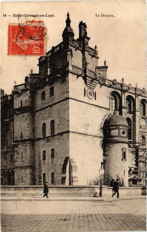 Carte postale ancienne St Germain en Laye Le Donjon