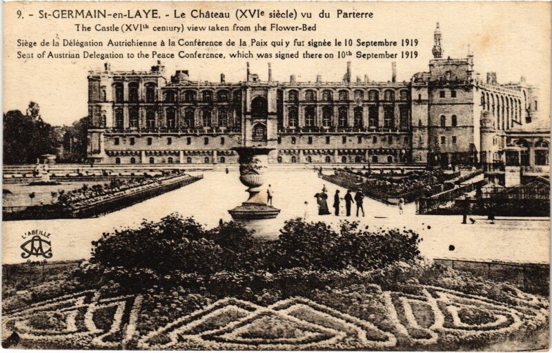 Carte postale ancienne St Germain en Laye Chateau