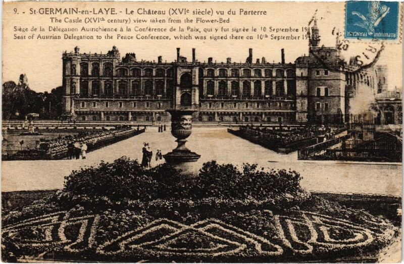 Carte postale ancienne St Germain en Laye Chateau