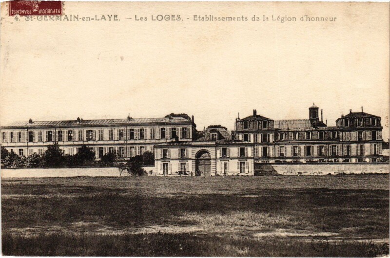 Carte postale ancienne St Germain en Laye Etablissement de la Legion d'honneur à Ablis