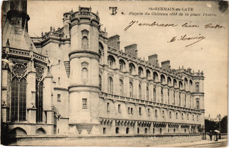 Carte postale ancienne St Germain en Laye Chateau