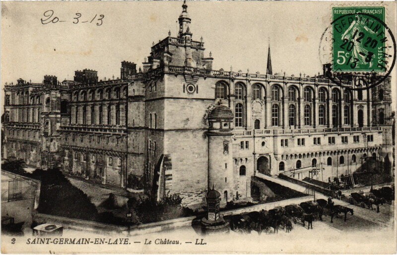 Carte postale ancienne St Germain en Laye Chateau