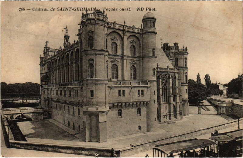 Carte postale ancienne St Germain en Laye Chateau