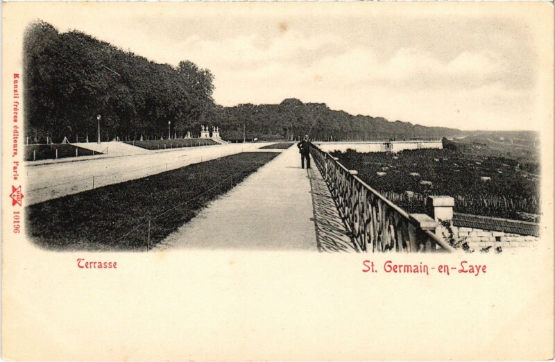 Carte postale ancienne St Germain en Laye Terrasse