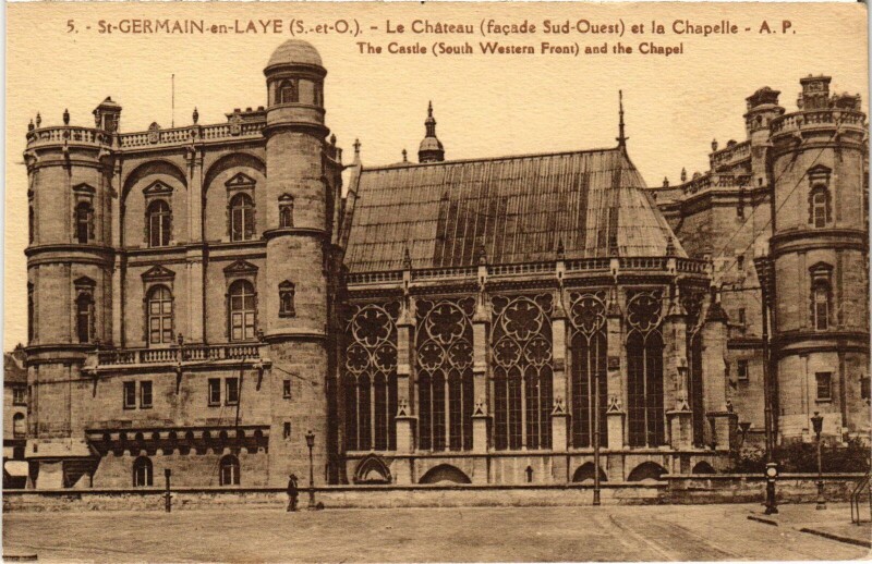 Carte postale ancienne St Germain en Laye Chateau