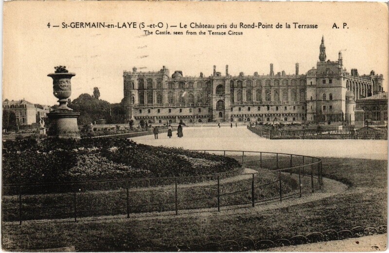 Carte postale ancienne St Germain en Laye Chateau