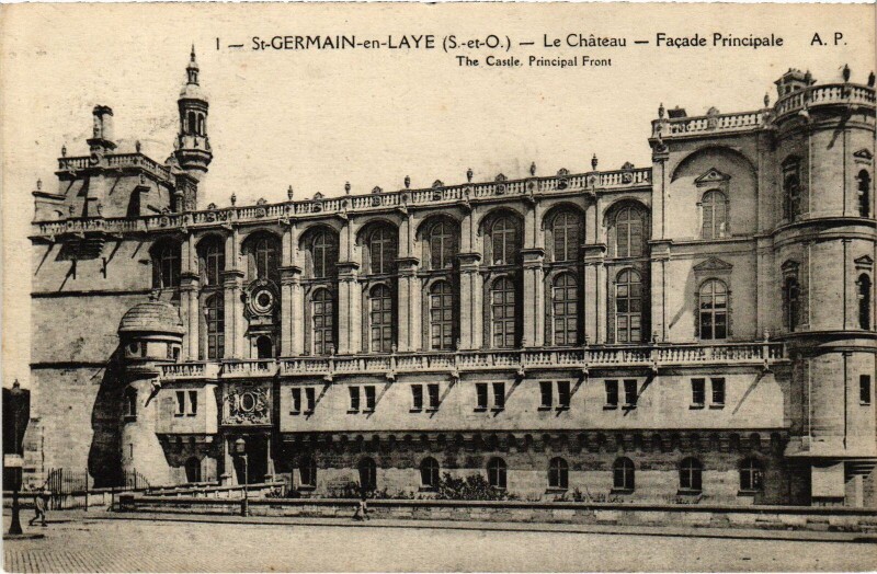 Carte postale ancienne St Germain en Laye Chateau