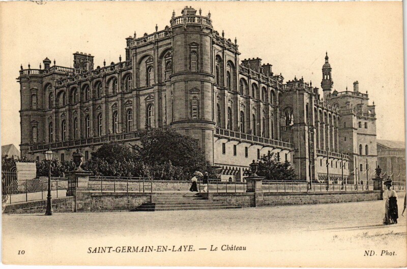 Carte postale ancienne St Germain en Laye Chateau