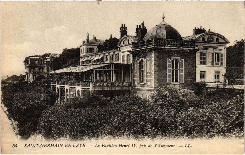 Carte postale ancienne St Germain en Laye Pavillon Henri Iv