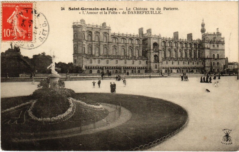 Carte postale ancienne St Germain en Laye Chateau