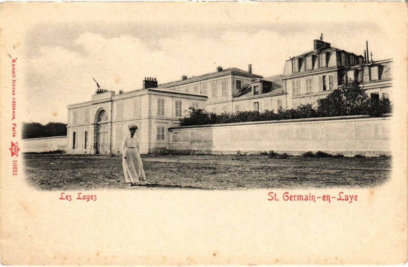 Carte postale ancienne St Germain en Laye Les Loges