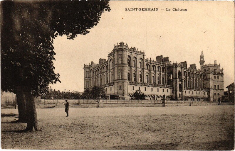 Carte postale ancienne St Germain en Laye Chateau