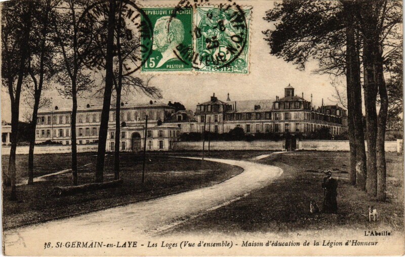 Carte postale ancienne St Germain en Laye Les Loges