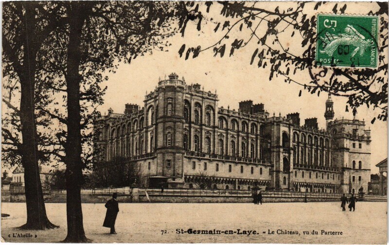 Carte postale ancienne St Germain en Laye Chateau