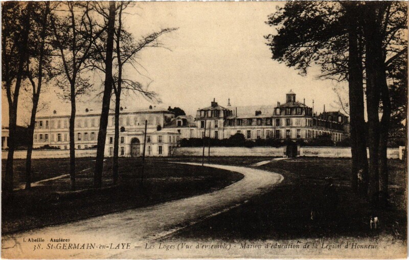Carte postale ancienne St Germain en Laye Les Loges