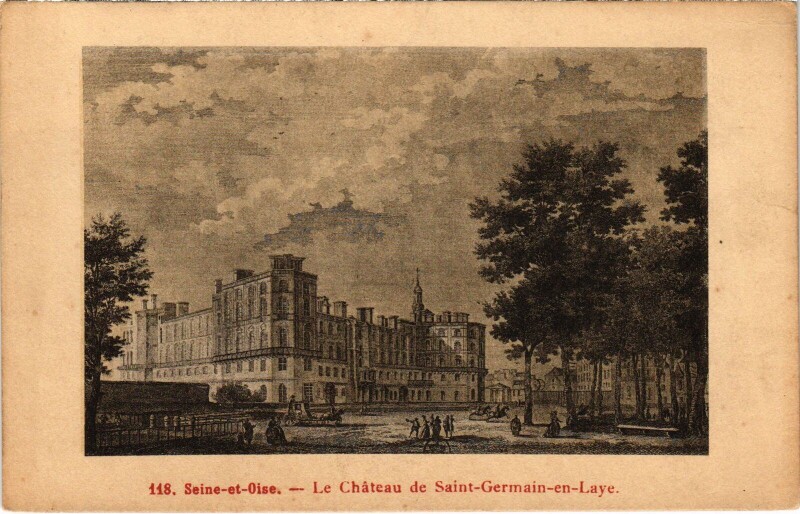 Carte postale ancienne St Germain en Laye Chateau