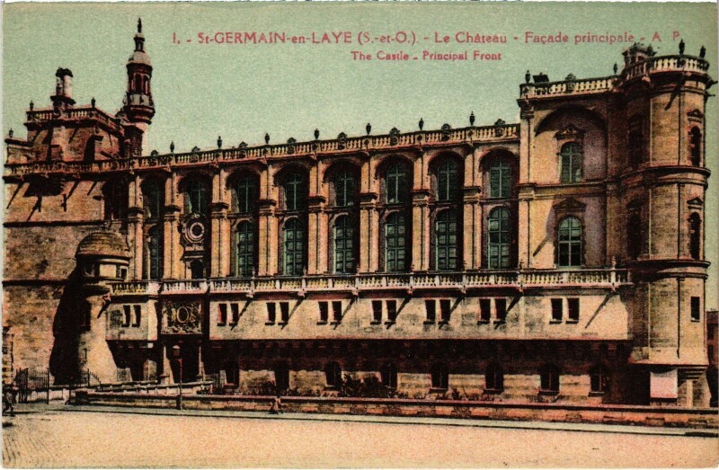 Carte postale ancienne St Germain en Laye Chateau