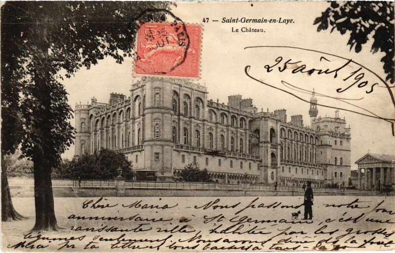 Carte postale ancienne St Germain en Laye Chateau