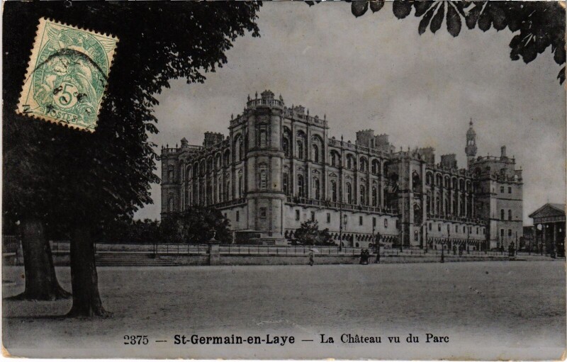 Carte postale ancienne St Germain en Laye Chateau