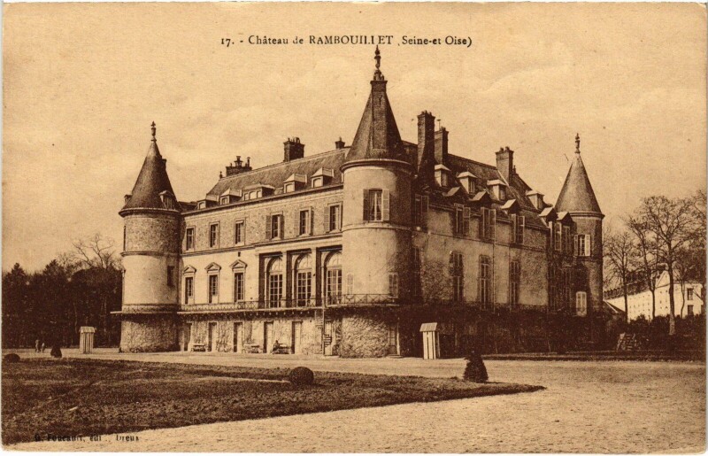 Carte postale ancienne Rambouillet Chateau à Rambouillet