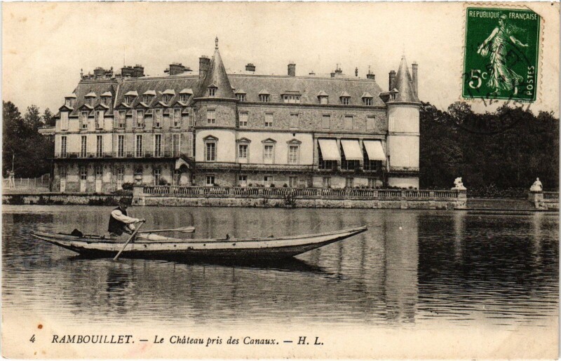Carte postale ancienne Rambouillet Chateau à Rambouillet