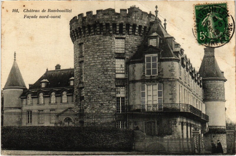 Carte postale ancienne Rambouillet Le Chateau à Rambouillet