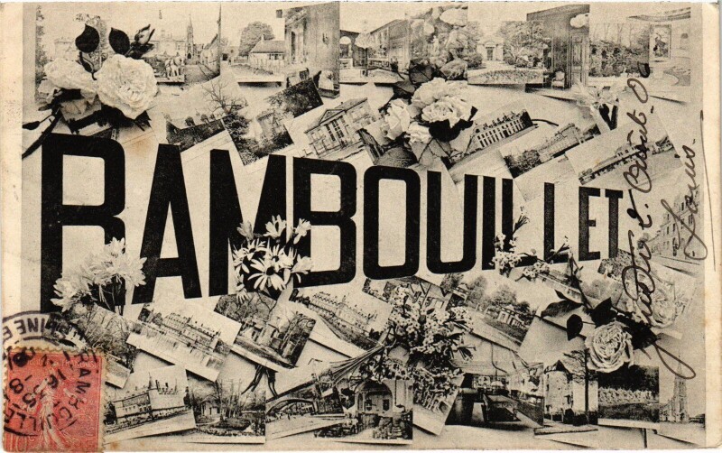 Carte postale ancienne Rambouillet souvenir à Rambouillet