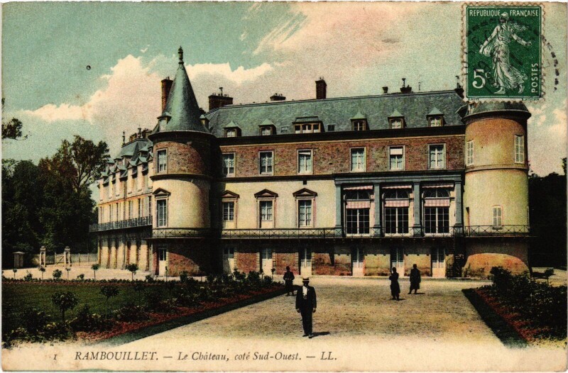 Carte postale ancienne Rambouillet Le Chateau à Rambouillet