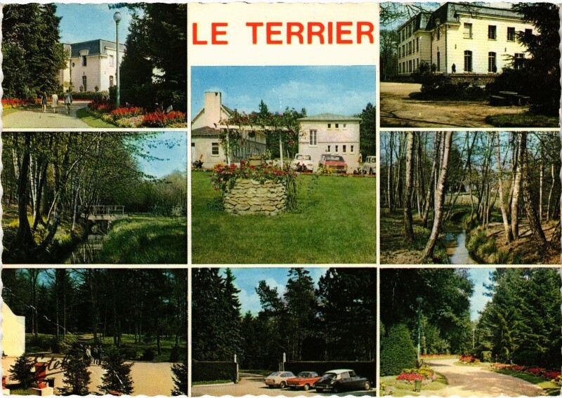 Carte postale ancienne Rambouillet Maison Le Terrier souvenir à Rambouillet