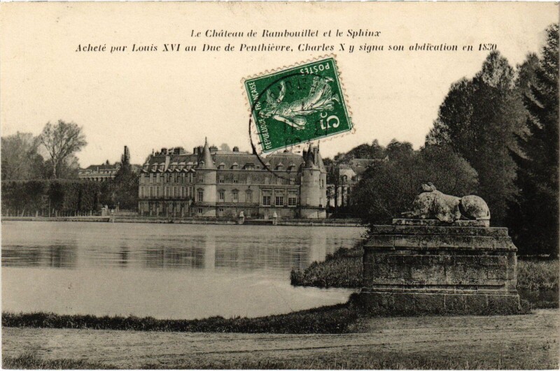 Carte postale ancienne Rambouillet Le Chateau à Rambouillet