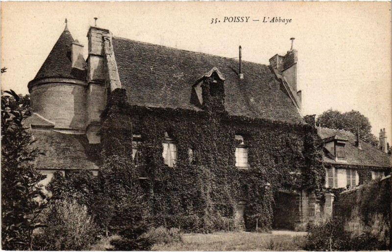 Carte postale ancienne Poissy Abbaye à Poissy