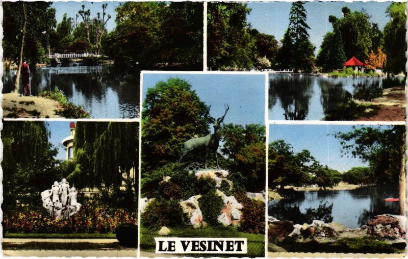 Carte postale ancienne Le Vesinet souvenir