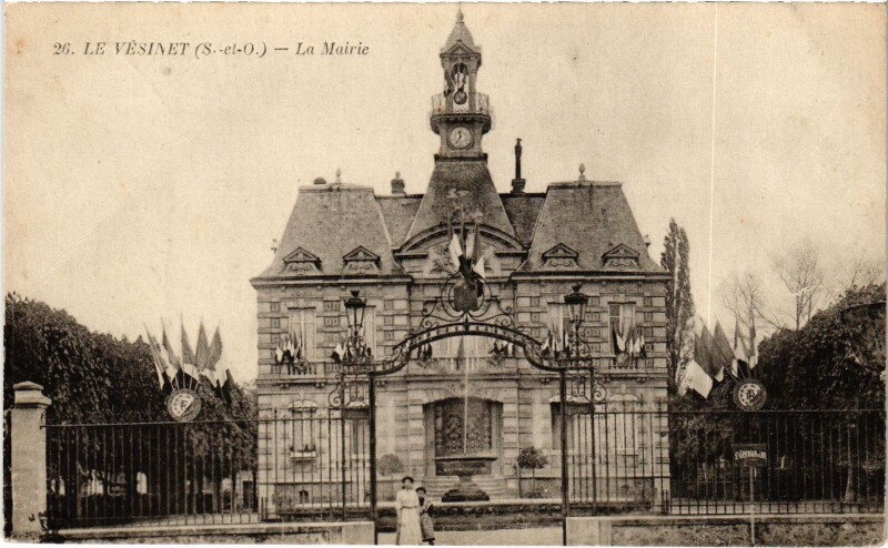 Carte postale ancienne Le Vesinet La Mairie