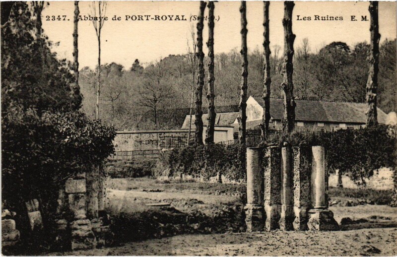 Carte postale ancienne Chevreuse Port Royal Les Ruines à Chevreuse