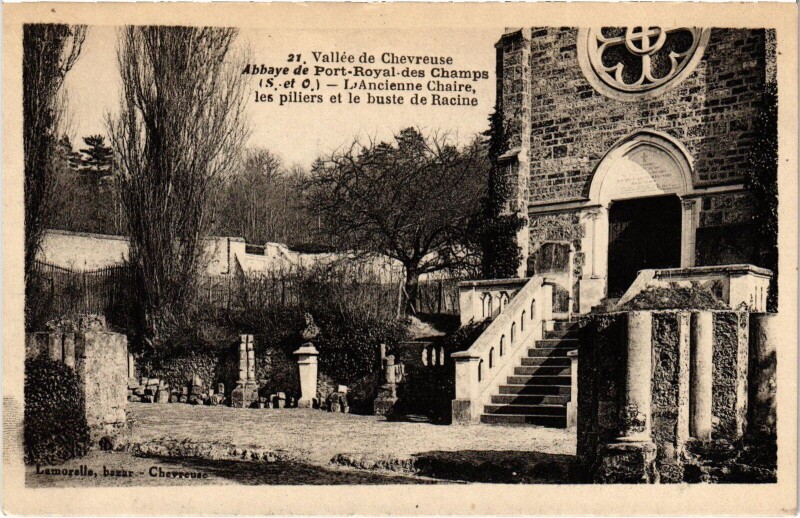 Carte postale ancienne Chevreuse Port Royal Ancienne Chaire à Chevreuse