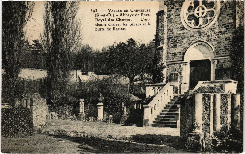 Carte postale ancienne Chevreuse Port Royal Ancienne Chaire à Chevreuse